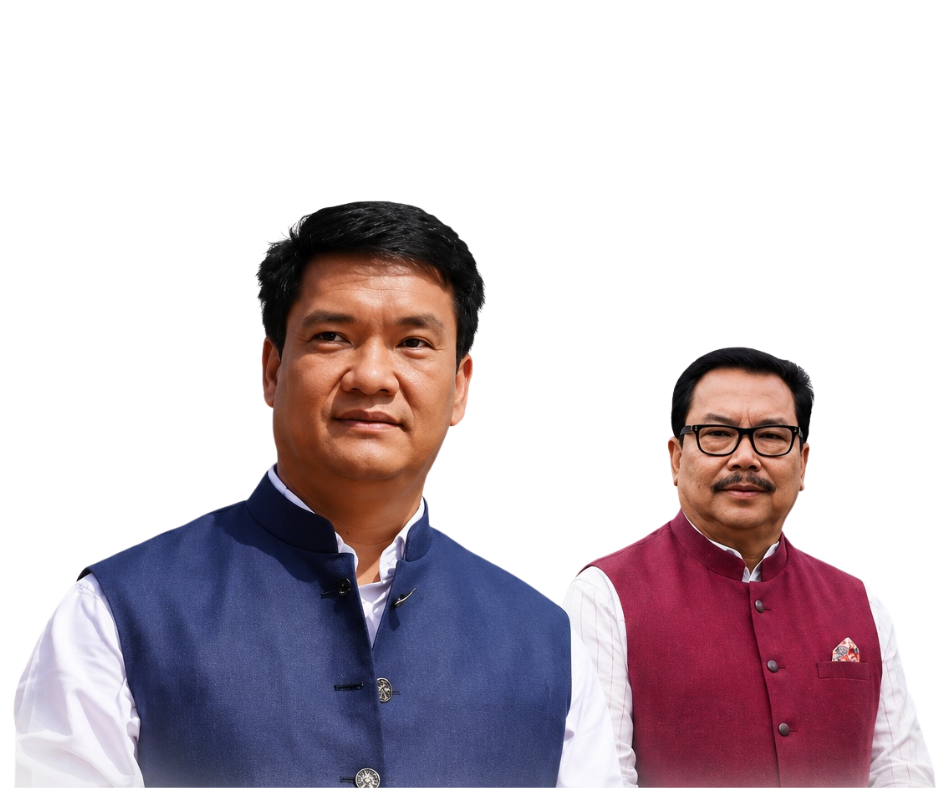 Shri Pema Khandu, Hon'ble Chief Minister, and Shri Chowna Mein, Hon'ble Deputy Chief Minister of Arunachal Pradesh