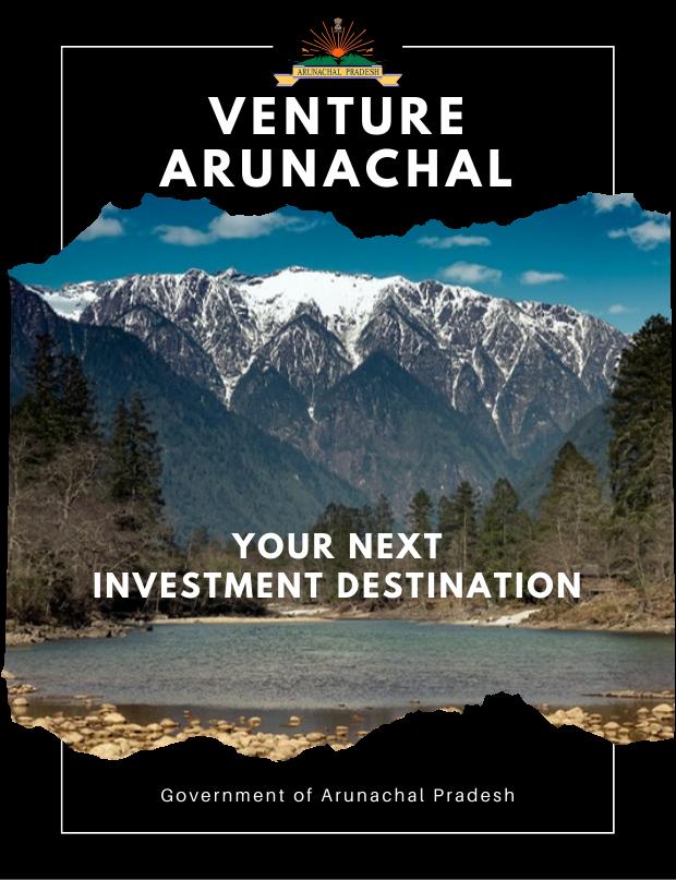 Cover of the Venture Arunachal Investment Brochure